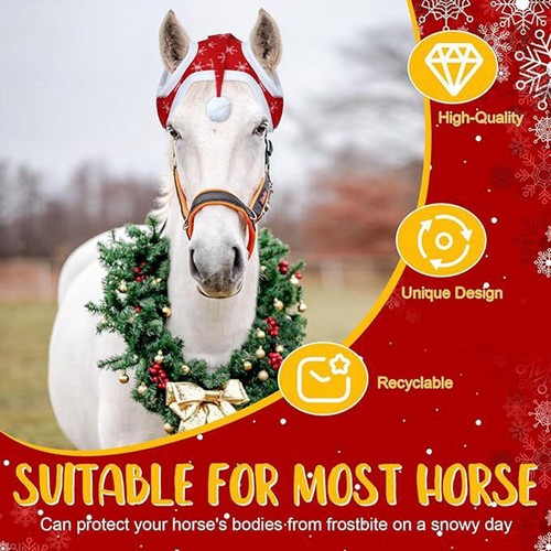 Horse christmas hat - horse,