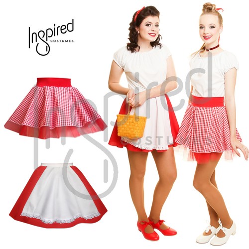 Girl red riding hood gingham - girl's,