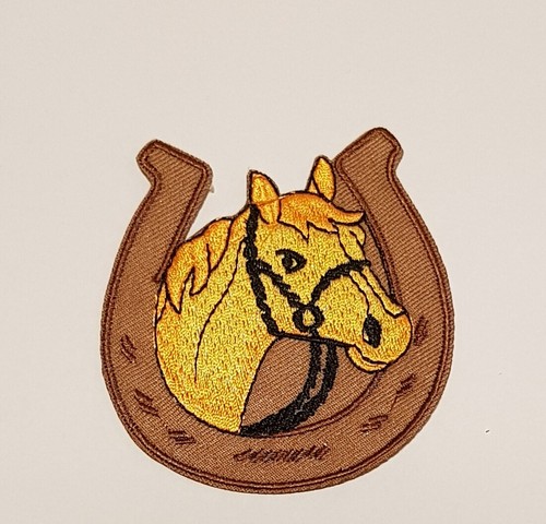 Horseshoe patch iron sew - patch,