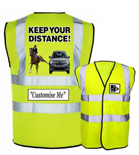 Equestrian vis vest horse - equestrian, vest,