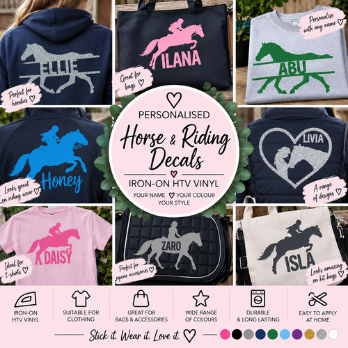 Personalised horse riding - personalised, iron