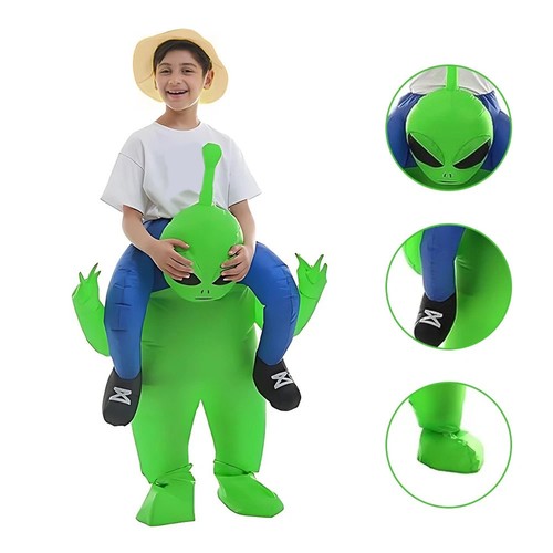 Boys inflatable alien costume - alien,