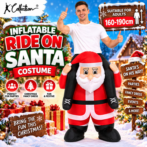 Adult inflatable ride - adult, santa
