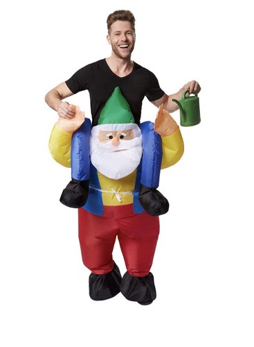 Inflatable riding gnome - riding,