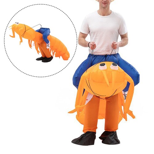 Inflatable riding shrimp - inflatable,